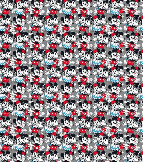Disney® Mickey and Minnie Vintage Cotton Fabric